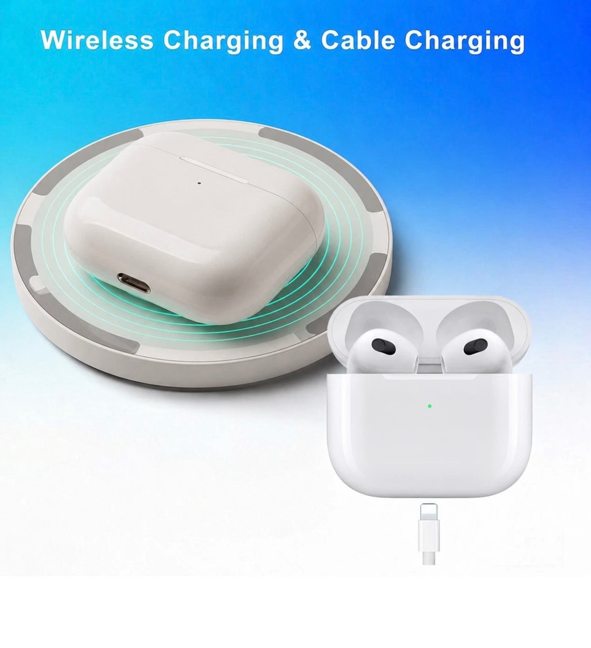 AirPods 3 – Wireless Bluetooth Earbuds with Charging Case