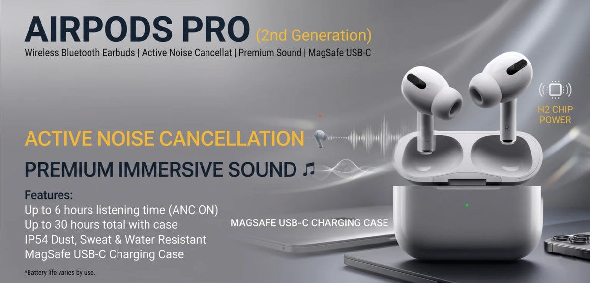 AirPods 3 – Wireless Bluetooth Earbuds with Charging Case
